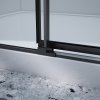 Gelco, DRAGON BLACK obdĺžniková sprchová zástena 1100x900mm L/P varianta, GD4611B-02