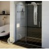 Gelco, DRAGON BLACK obdĺžniková sprchová zástena 1100x900mm L/P varianta, GD4611B-02