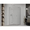 Mexen Roma, sprchovací kút 115 (dvere) x 120 (stena) cm, 6mm číre sklo, chrómový profil, 854-115-120-01-00