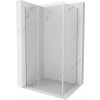 Mexen Roma, sprchovací kút 120 (dvere) x 80 (stena) cm, 6mm číre sklo, chrómový profil, 854-120-080-01-00