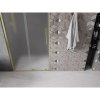 Mexen Velar, posuvné sprchové dvere do otvoru 100 cm, 8mm sklo námraza, zlatá matná, 871-100-000-31-55