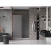Mexen Velar, posuvné sprchové dvere do otvoru 150 cm, 8mm sklo námraza, ružové zlato, 871-150-000-31-60