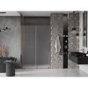 Mexen Velar, posuvné sprchové dvere do otvoru 150 cm, 8mm sklo námraza, ružové zlato, 871-150-000-31-60