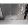 Mexen Velar, posuvné sprchové dvere do otvoru 130 cm, 8mm sklo námraza, brúsený grafit, 871-130-000-31-95