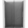Mexen Velar, posuvné sprchové dvere do otvoru 130 cm, 8mm šedé sklo, chrómová, 871-130-000-41-01