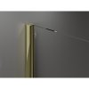 Mexen Velar, posuvné sprchové dvere do otvoru 150 cm, 8mm šedé sklo, zlatá lesklá, 871-150-000-41-50