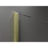 Mexen Velar, posuvné sprchové dvere do otvoru 110 cm, 8mm šedé sklo, zlatá matná, 871-110-000-41-55