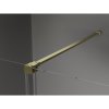 Mexen Velar, posuvné sprchové dvere do otvoru 110 cm, 8mm šedé sklo, zlatá matná, 871-110-000-41-55