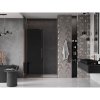 Mexen Velar, posuvné sprchové dvere do otvoru 150 cm, 8mm šedé sklo, ružové zlato, 871-150-000-41-60