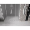 Mexen Velar Duo, posuvné sprchové dvere do otvoru 140 cm, 8mm sklo námraza, chrómová, 871-140-000-32-01