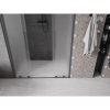 Mexen Velar Duo, posuvné sprchové dvere do otvoru 160 cm, 8mm sklo námraza, brúsený grafit, 871-160-000-32-95