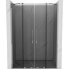 Mexen Velar Duo, posuvné sprchové dvere do otvoru 140 cm, 8mm šedé sklo, chrómová, 871-140-000-42-01