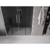 Mexen Velar Duo, posuvné sprchové dvere do otvoru 150 cm, 8mm šedé sklo, chrómová, 871-150-000-42-01
