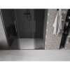 Mexen Velar Duo, posuvné sprchové dvere do otvoru 160 cm, 8mm šedé sklo, grafit brúsený, 871-160-000-42-66