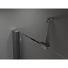 Mexen Velar Duo, posuvné sprchové dvere do otvoru 160 cm, 8mm šedé sklo, grafit brúsený, 871-160-000-42-66