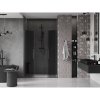 Mexen Velar Duo, posuvné sprchové dvere do otvoru 160 cm, 8mm šedé sklo, grafit brúsený, 871-160-000-42-66
