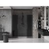 Mexen Velar Duo, posuvné sprchové dvere do otvoru 200 cm, 8mm šedé sklo, grafit brúsený, 871-200-000-42-66