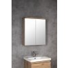 Aqualine, KAWA STRIP Galérka s LED osvetlením 60x70x22cm, dub emporio, WGL36S
