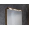 Aqualine, KAWA STRIP Galérka s LED osvetlením 60x70x22cm, dub emporio, WGL36S