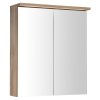 Aqualine, KAWA STRIP Galérka s LED osvetlením 60x70x22cm, dub emporio, WGL36S