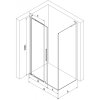 Mexen Velar L, sprchový kút s posuvnými dverami 90 x 90 cm, 8mm číre sklo, chrómová, 871-090-090-03-01