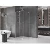 Mexen Velar L, sprchový kút s posuvnými dverami 90 x 90 cm, 8mm číre sklo, chrómová, 871-090-090-03-01