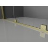 Mexen Velar L, sprchový kút s posuvnými dverami 120 x 80 cm, 8mm číre sklo, zlatá matná, 871-120-080-03-55