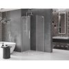 Mexen Velar L, sprchový kút s posuvnými dverami 120 x 90 cm, 8mm sklo námraza, chrómová, 871-120-090-33-01