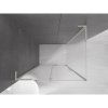 Mexen Velar L, sprchový kút s posuvnými dverami 100 x 90 cm, 8mm sklo námraza, brúsená oceľ, 871-100-090-33-97