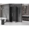 Mexen Velar L, sprchový kút s posuvnými dverami 120 x 85 cm, 8mm šedé sklo, chrómová, 871-120-085-43-01