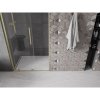 Mexen Velar L, posuvné sprchové dvere do otvoru 90 cm, 8mm číre sklo, zlatá matná, 871-090-003-01-55