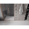 Mexen Velar L, posuvné sprchové dvere do otvoru 110 cm, 8mm číre sklo, medená matná, 871-110-003-01-65
