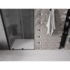 Mexen Velar L, posuvné sprchové dvere do otvoru 120 cm, 8mm číre sklo, čierna matná, 871-120-003-01-70