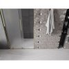 Mexen Velar L, posuvné sprchové dvere do otvoru 90 cm, 8mm sklo námraza, zlatá lesklá, 871-090-003-31-50