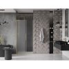 Mexen Velar L, posuvné sprchové dvere do otvoru 90 cm, 8mm sklo námraza, zlatá matná, 871-090-003-31-55