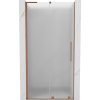 Mexen Velar L, posuvné sprchové dvere do otvoru 110 cm, 8mm sklo námraza, medená matná, 871-110-003-31-65
