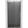 Mexen Velar L, posuvné sprchové dvere do otvoru 90 cm, 8mm šedé sklo, brúsená oceľ, 871-090-003-41-97