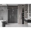 Mexen Velar L Duo, posuvné sprchové dvere do otvoru 150 cm, 8mm číre sklo, chrómová, 871-150-003-02-01