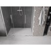 Mexen Velar L Duo, posuvné sprchové dvere do otvoru 150 cm, 8mm číre sklo, chrómová, 871-150-003-02-01