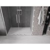 Mexen Velar L Duo, posuvné sprchové dvere do otvoru 150 cm, 8mm číre sklo, chrómová, 871-150-003-02-01
