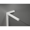 Mexen Velar L Duo, posuvné sprchové dvere do otvoru 200 cm, 8mm číre sklo, biela matná, 871-200-003-02-20