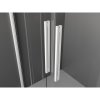 Mexen Velar L Duo, posuvné sprchové dvere do otvoru 200 cm, 8mm číre sklo, biela matná, 871-200-003-02-20
