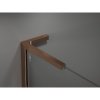 Mexen Velar L Duo, posuvné sprchové dvere do otvoru 150 cm, 8mm číre sklo, ružové zlato, 871-150-003-02-60