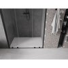 Mexen Velar L Duo, posuvné sprchové dvere do otvoru 140 cm, 8mm číre sklo, čierna matná, 871-140-003-02-70