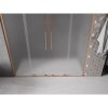 Mexen Velar L Duo, posuvné sprchové dvere do otvoru 170 cm, 8mm sklo námraza, medená matná, 871-170-003-32-65