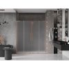 Mexen Velar L Duo, posuvné sprchové dvere do otvoru 170 cm, 8mm sklo námraza, medená matná, 871-170-003-32-65