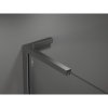 Mexen Velar L Duo, posuvné sprchové dvere do otvoru 140 cm, 8mm sklo námraza, grafit brúsený, 871-140-003-32-66