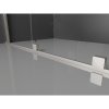 Mexen Velar L Duo, posuvné sprchové dvere do otvoru 160 cm, 8mm sklo námraza, brúsená oceľ, 871-160-003-32-97