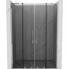 Mexen Velar L Duo, posuvné sprchové dvere do otvoru 140 cm, 8mm šedé sklo, chrómová, 871-140-003-42-01