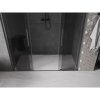 Mexen Velar L Duo, posuvné sprchové dvere do otvoru 170 cm, 8mm šedé sklo, grafit brúsený, 871-170-003-42-66